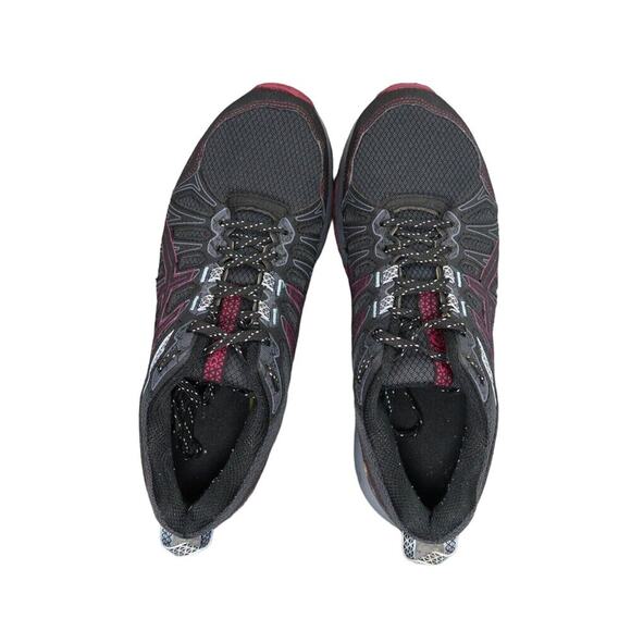 Asics Shoes Womens 8.5 Athletic Trainers Trail Running Gel Venture 7 Active Gray - Picture 7 of 13